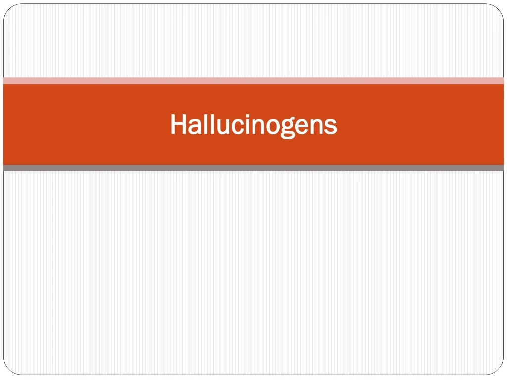 hallucinogens