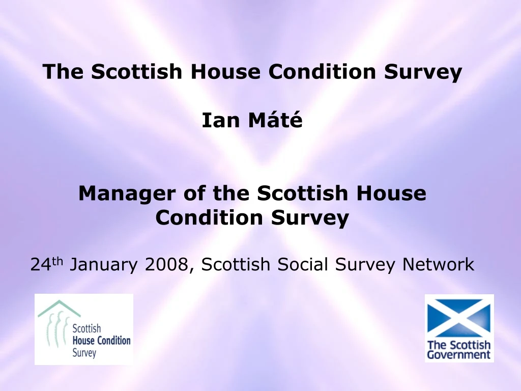 the scottish house condition survey