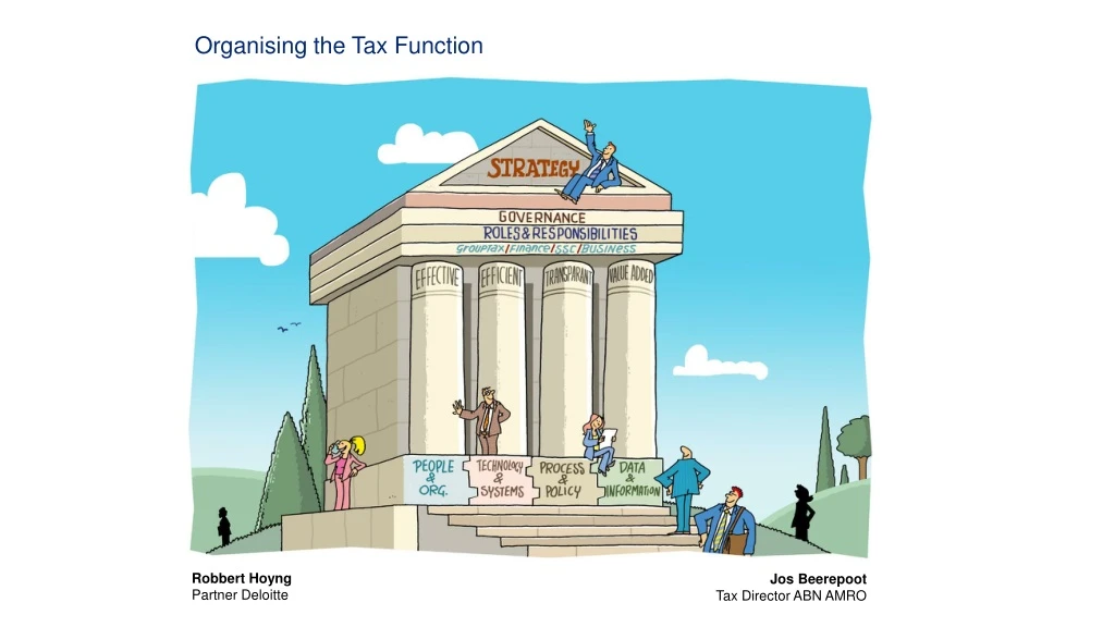 organising the tax function