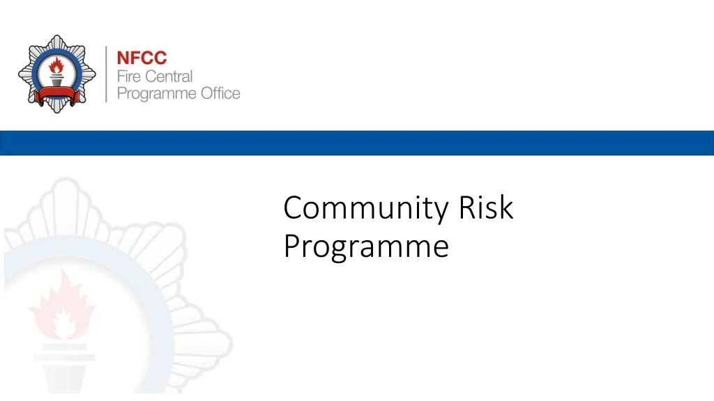 community risk programme