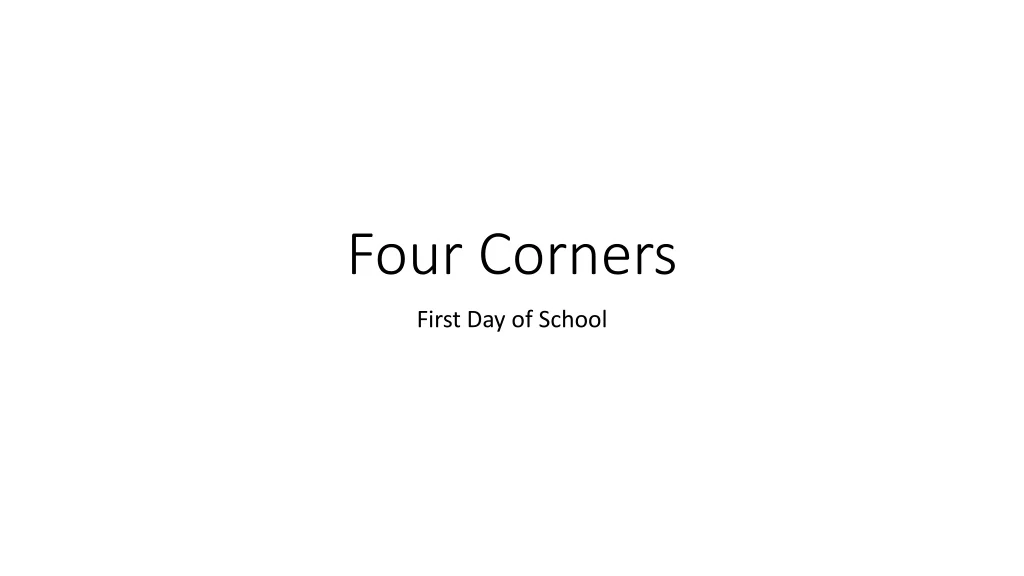 four corners