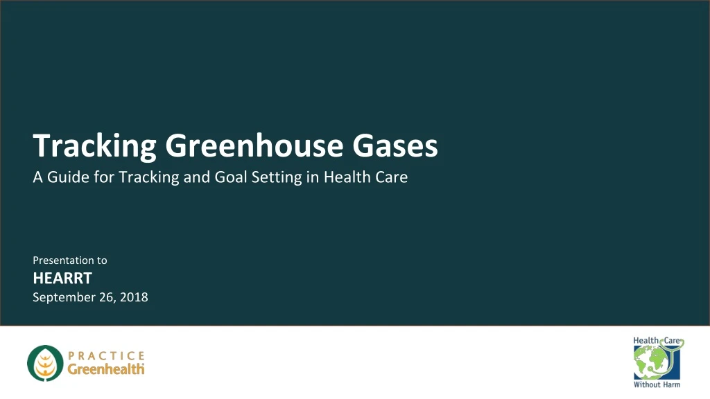 tracking greenhouse gases