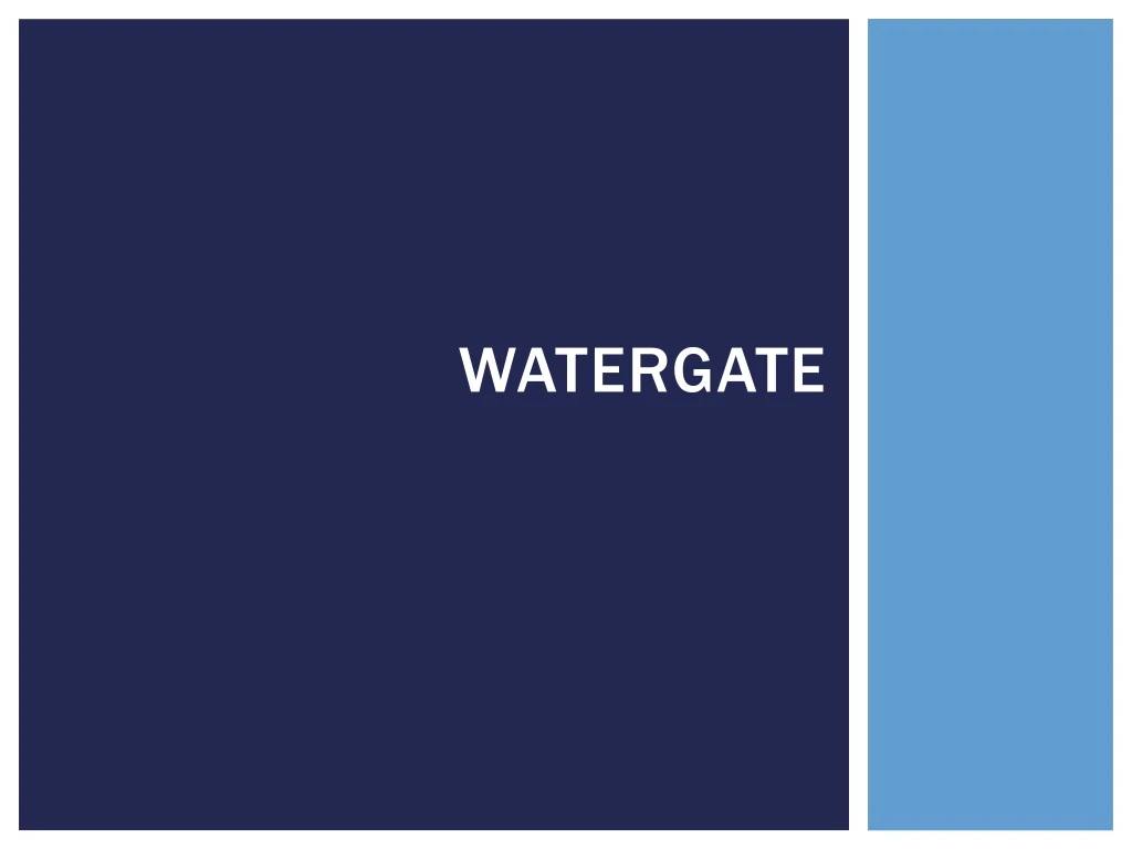 watergate