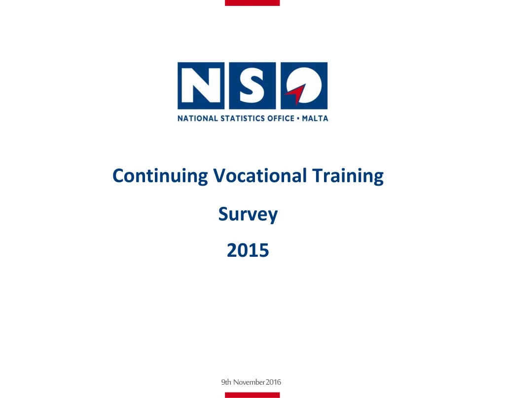 continuing vocational training survey 2015