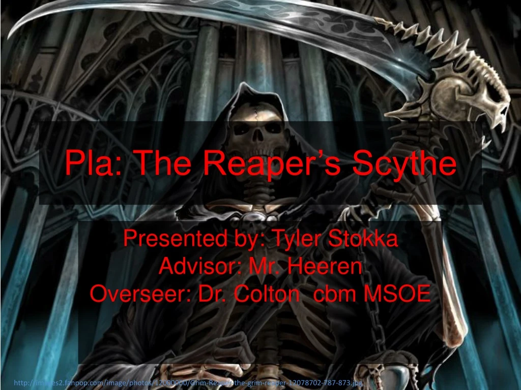pla the reaper s scythe