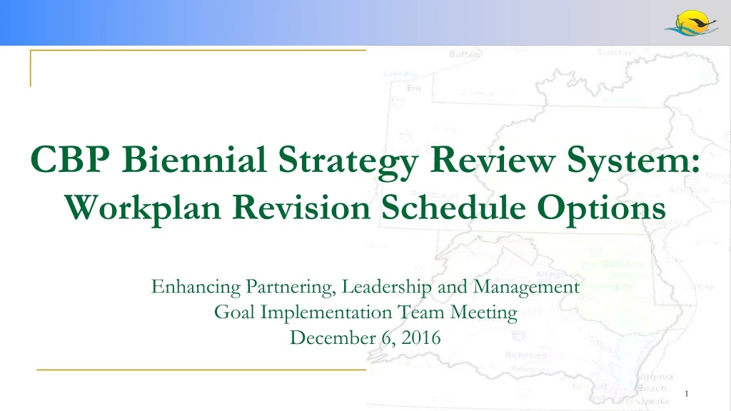 cbp biennial strategy review system workplan