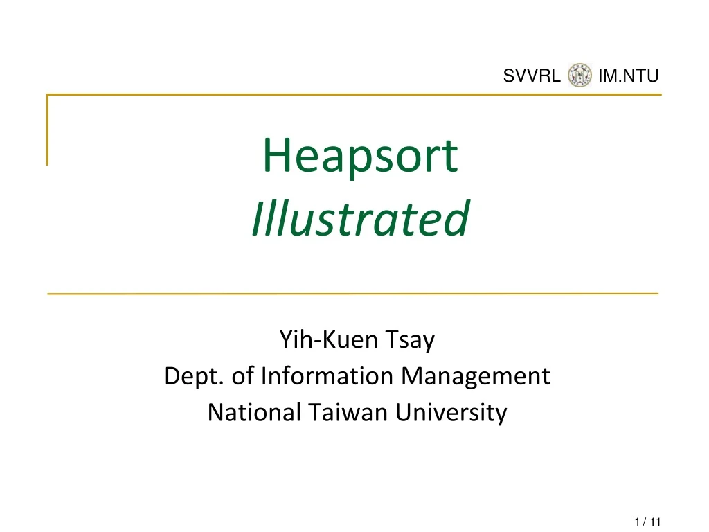 heapsort illustrated