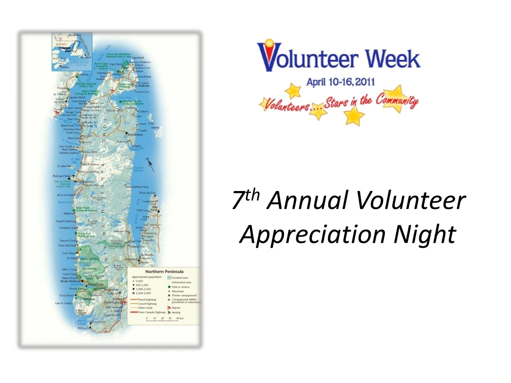 7 th annual volunteer appreciation night