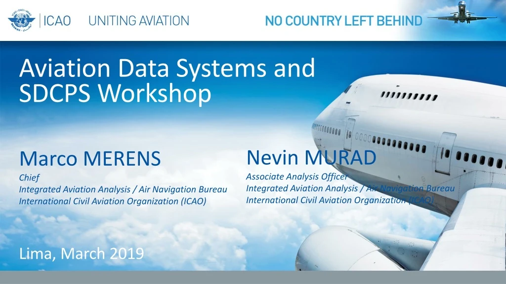 aviation data systems and sdcps workshop