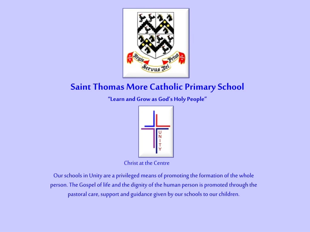saint thomas more catholic primary school learn