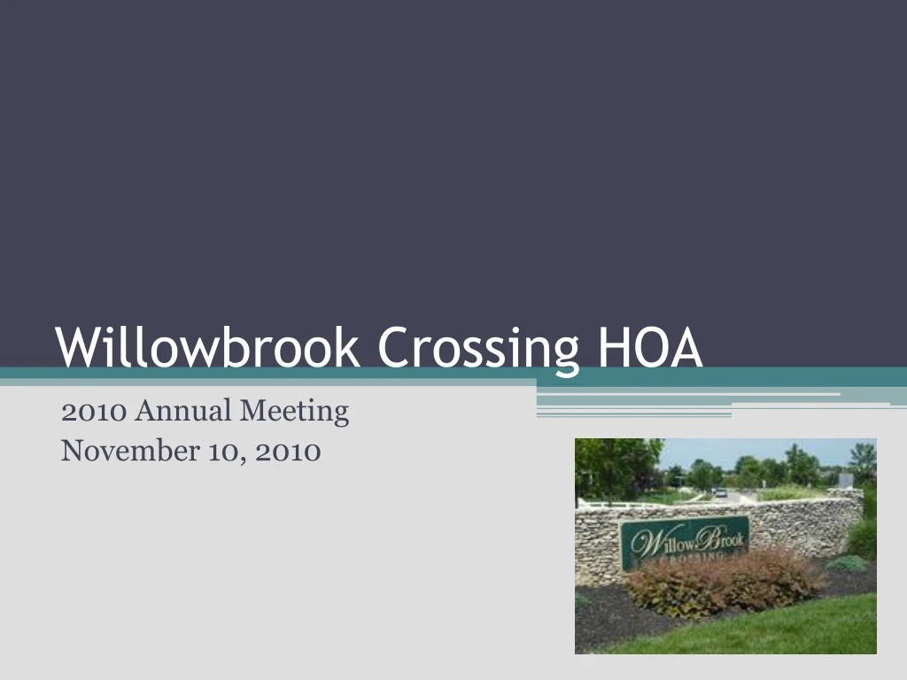 willowbrook crossing hoa