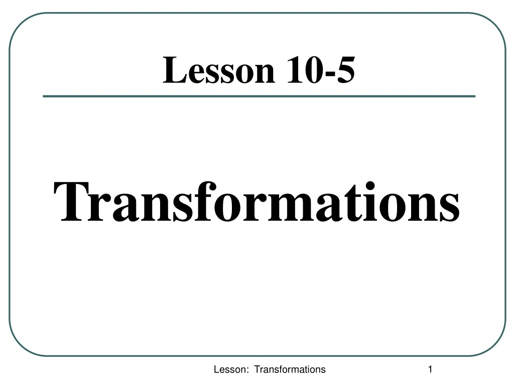 lesson 10 5