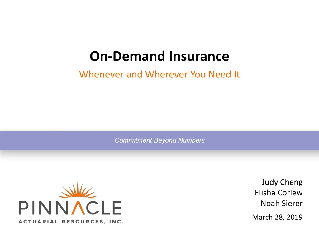 on demand insurance