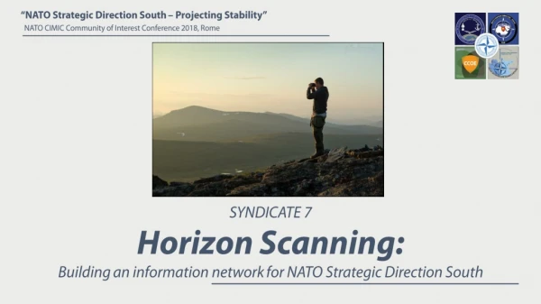 S YNDICATE 7 Horizon Scanning: