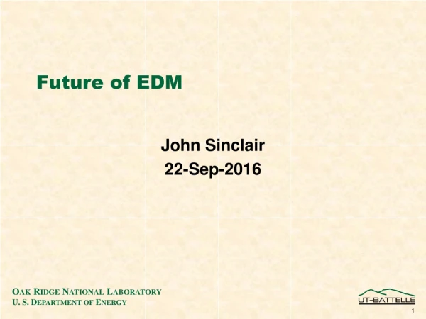 Future of EDM