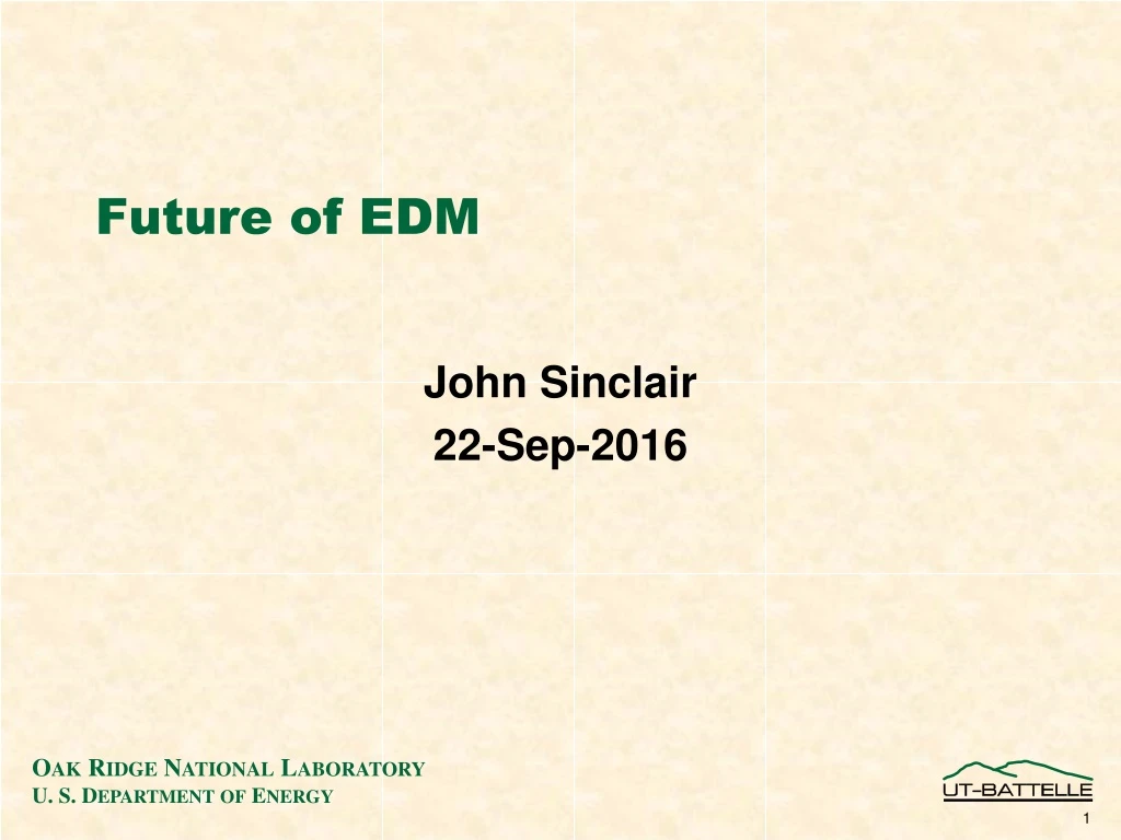 future of edm