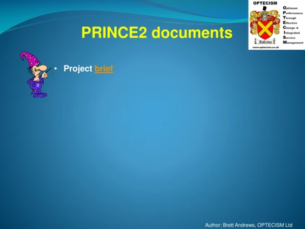 PRINCE2 documents