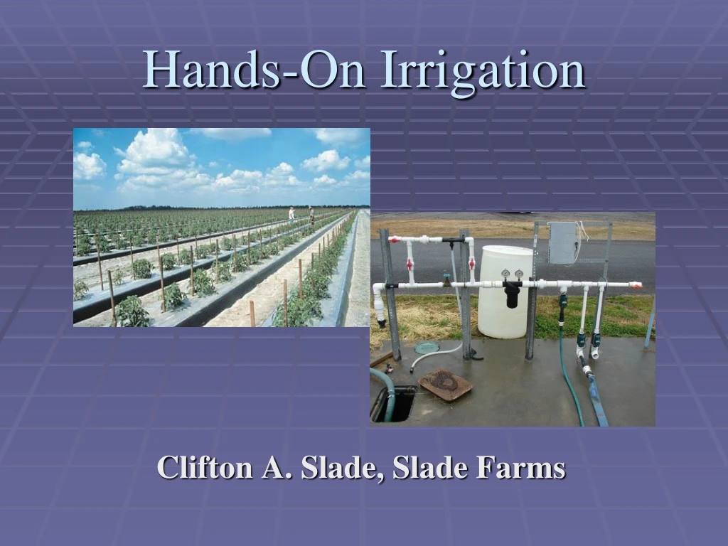 hands on irrigation
