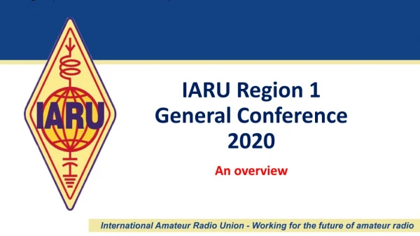 IARU Region 1 General Conference 2020