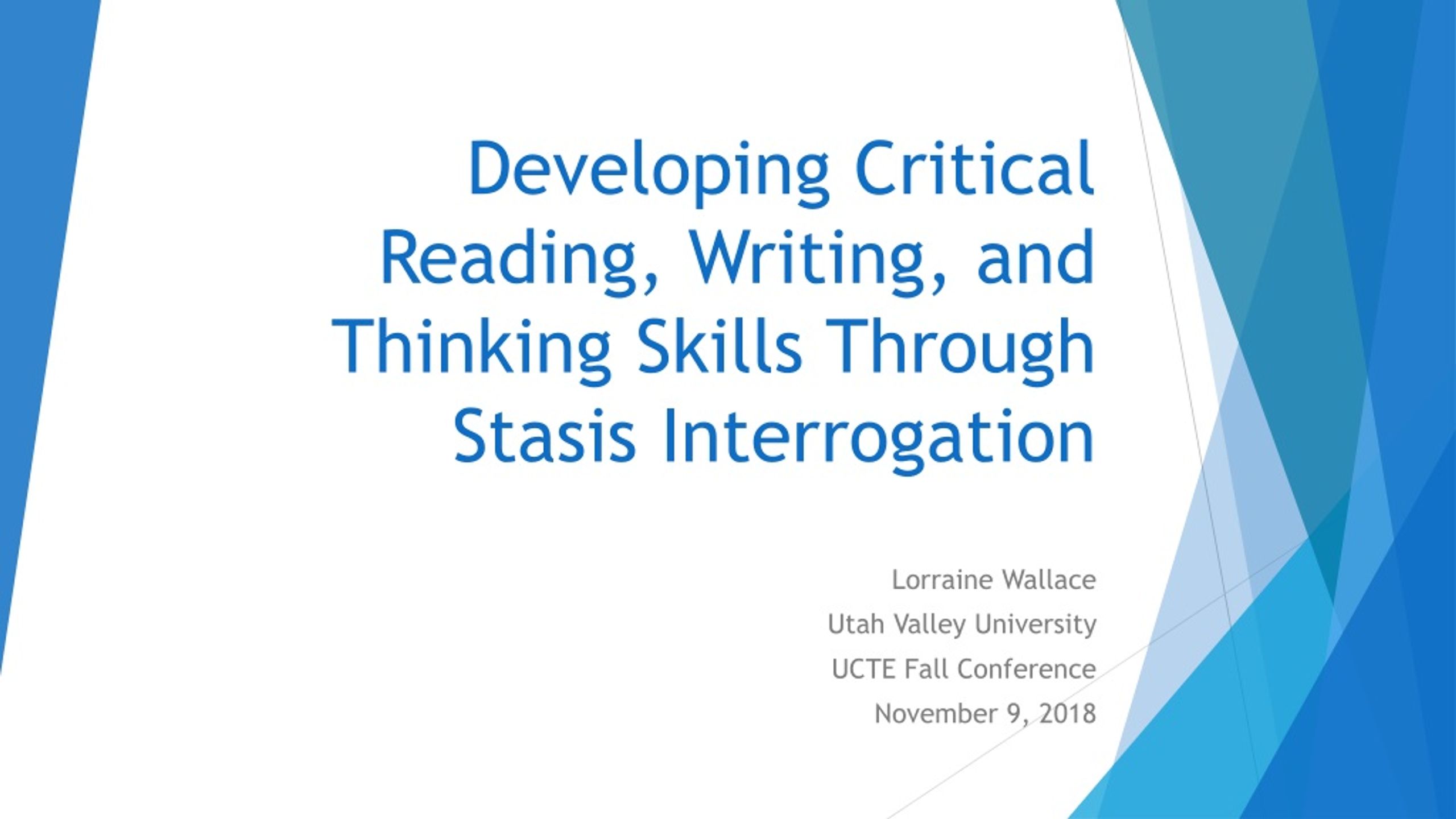 Stasis Writing Examples PPT - Enhancing Critical Skills with Stasis Interrogation in Writing ...