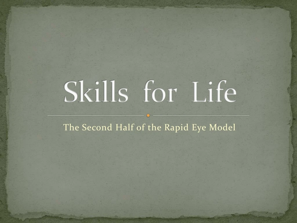 skills for life