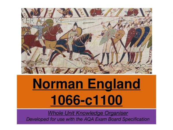 Norman England 1066-c1100