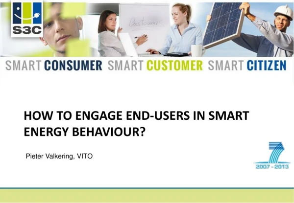 How to engage end-users in smart energy behaviour?