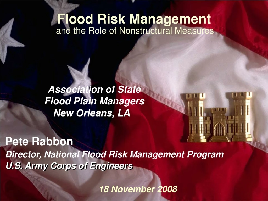 flood risk management