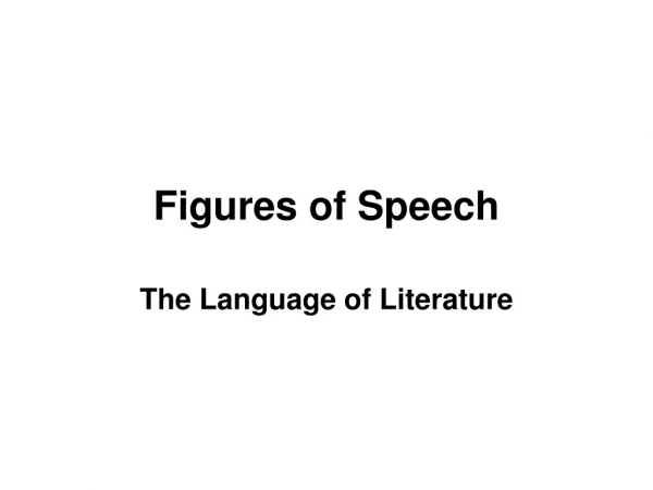 Figures of Speech