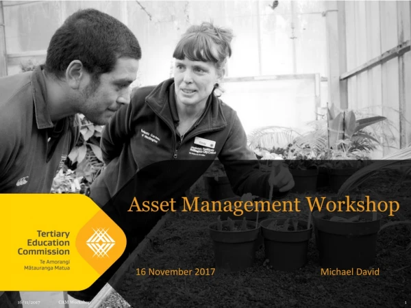 Asset Management Workshop