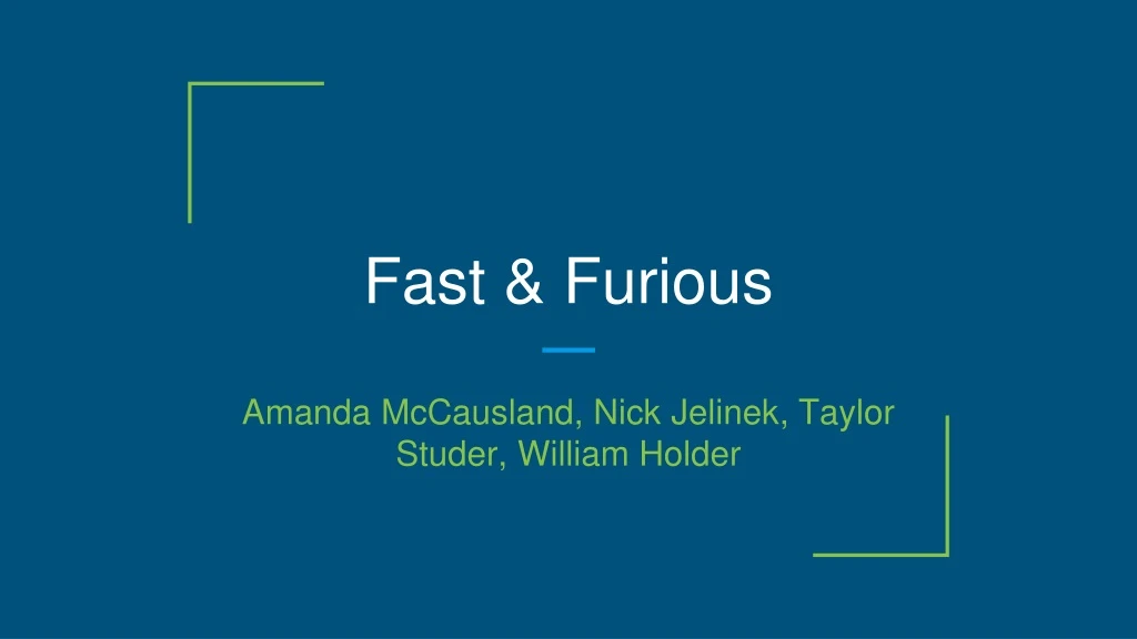 fast furious