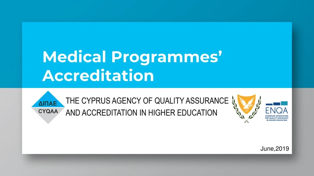 medical programmes accreditation