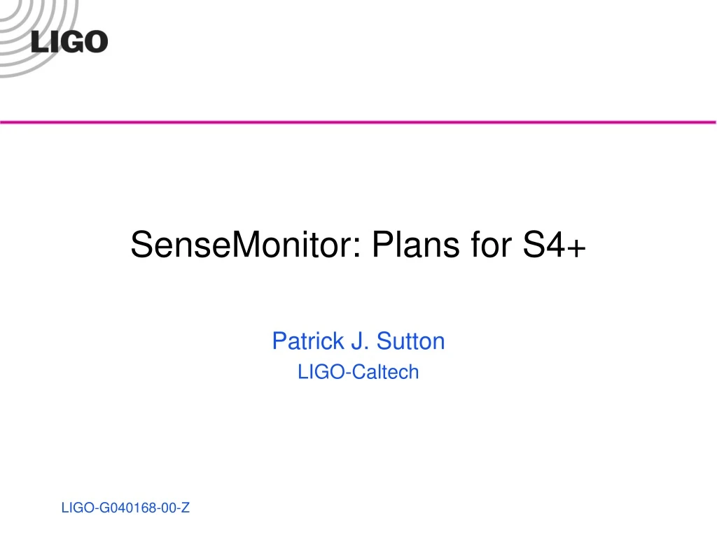 sensemonitor plans for s4