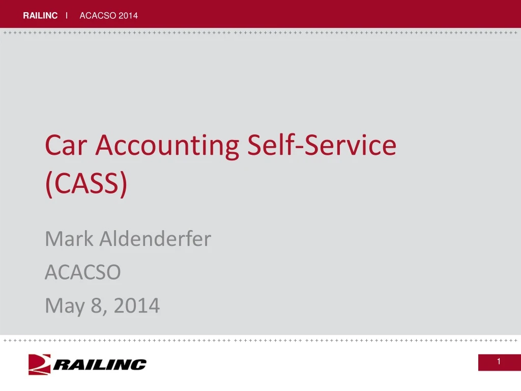 car accounting self service cass