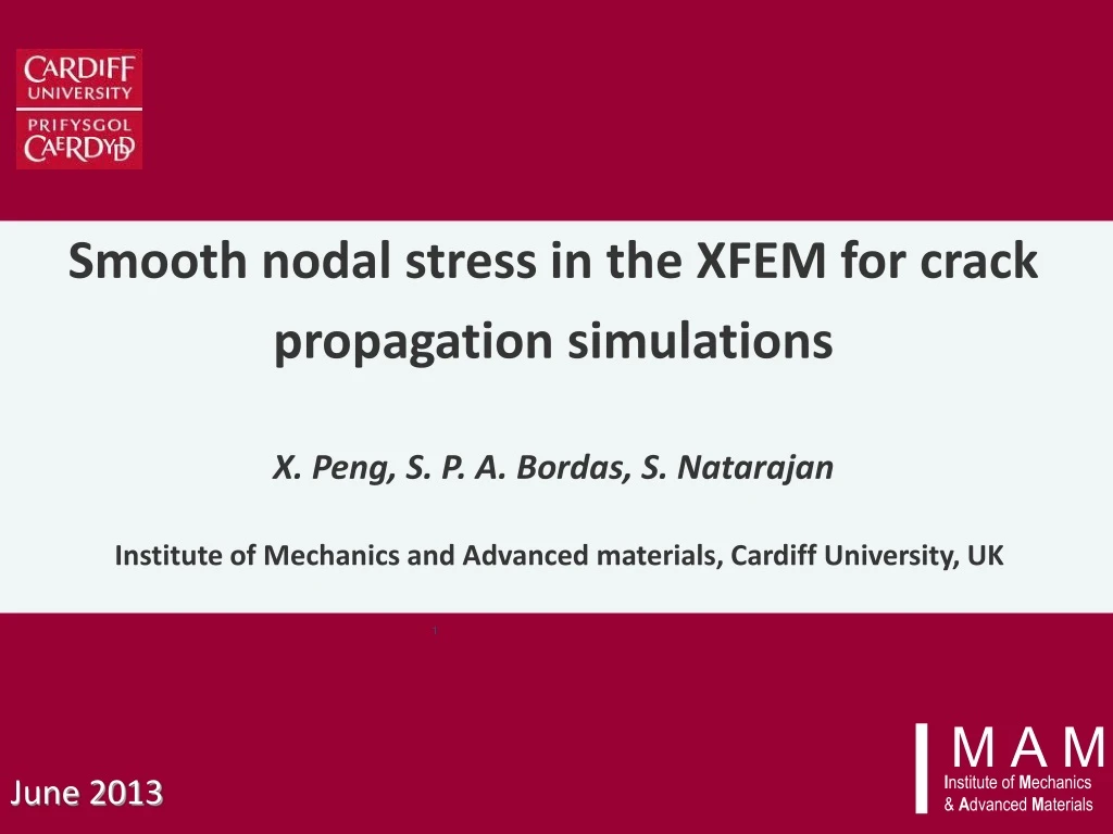 smooth nodal stress in the xfem for crack