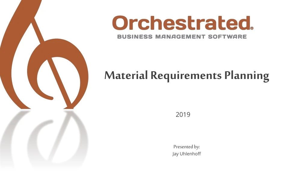 material requirements planning
