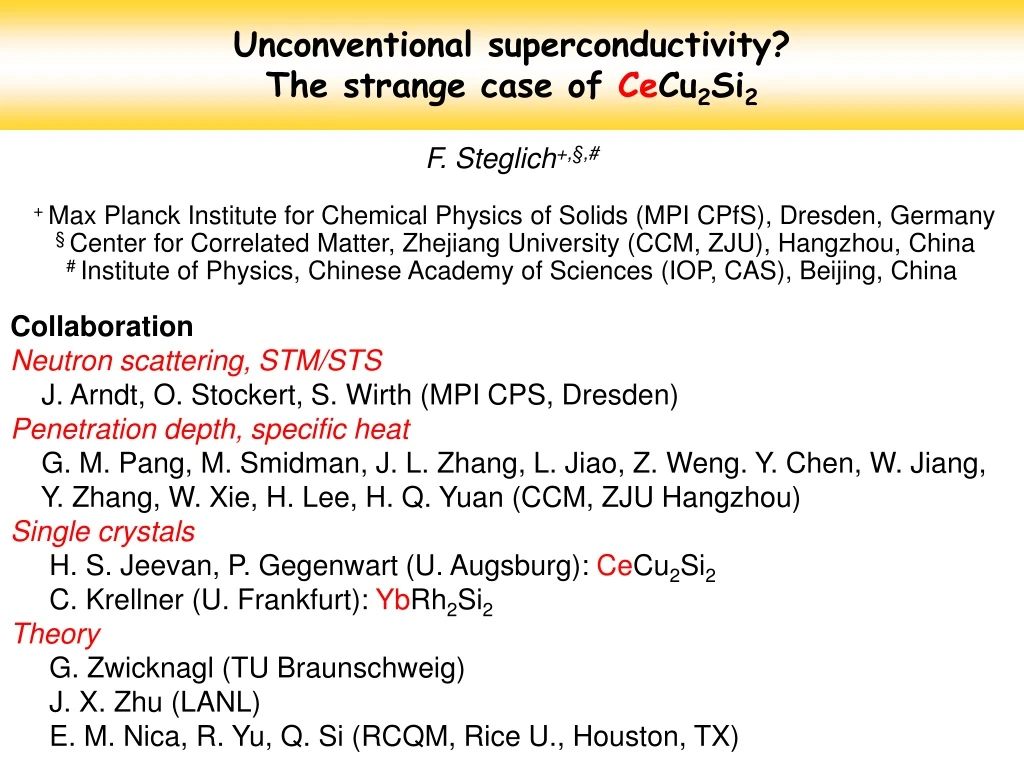 unconventional superconductivity the strange case of ce cu 2 si 2
