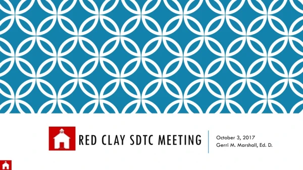 Red Clay sDTC Meeting