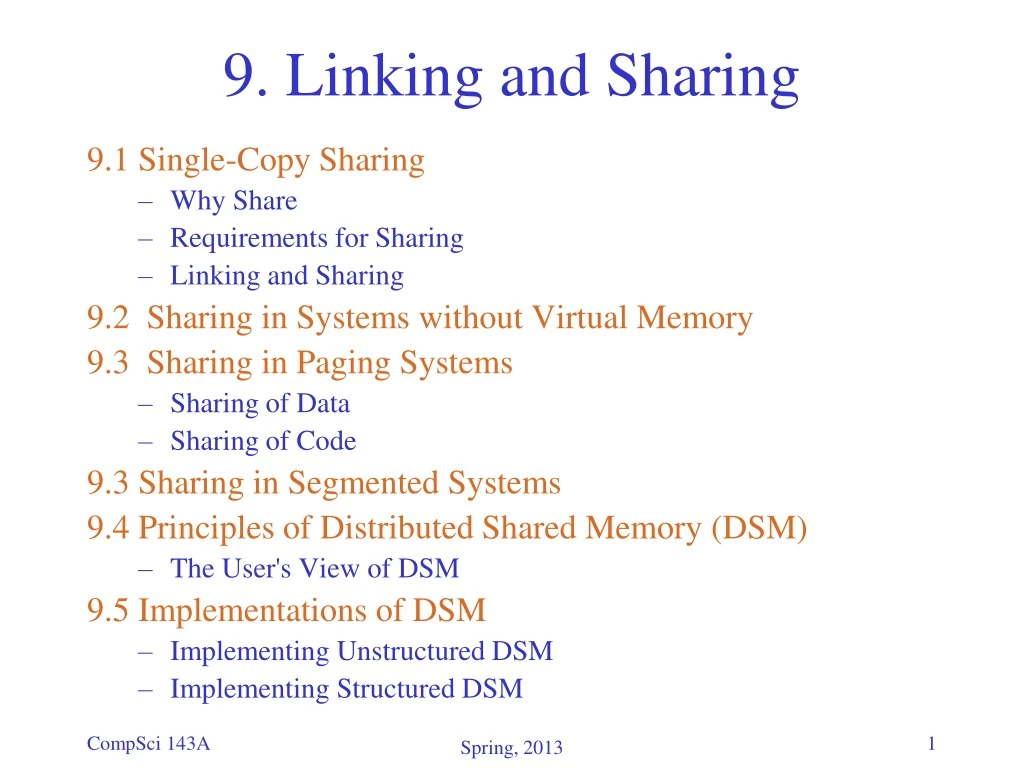 9 linking and sharing