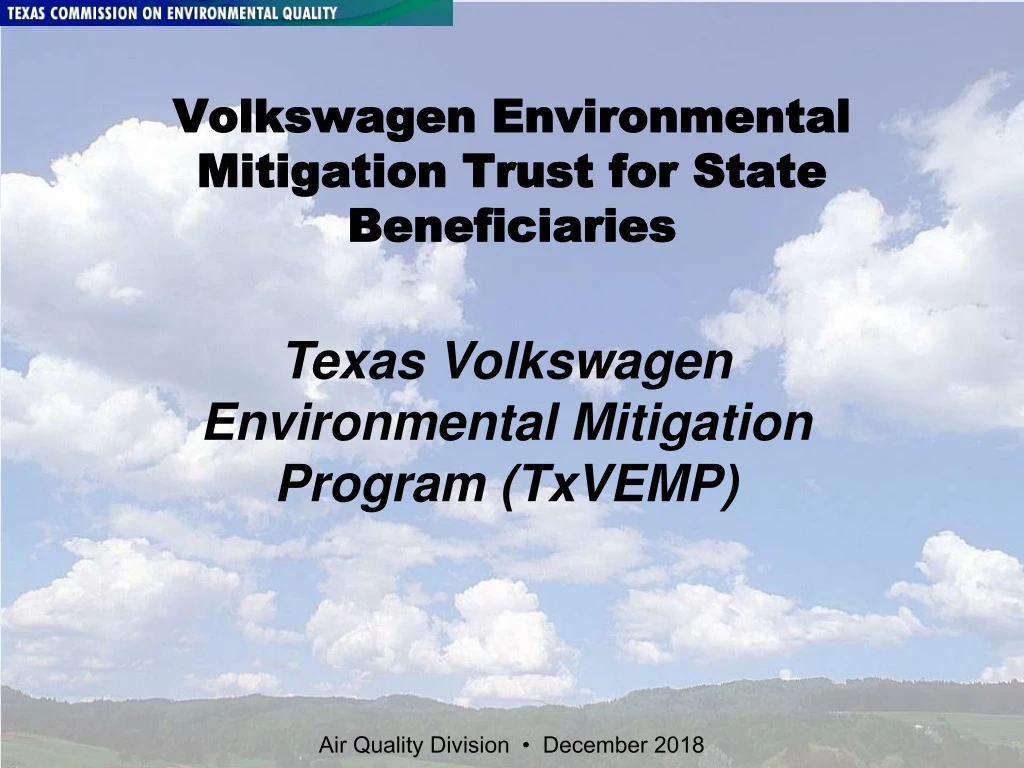volkswagen environmental mitigation trust