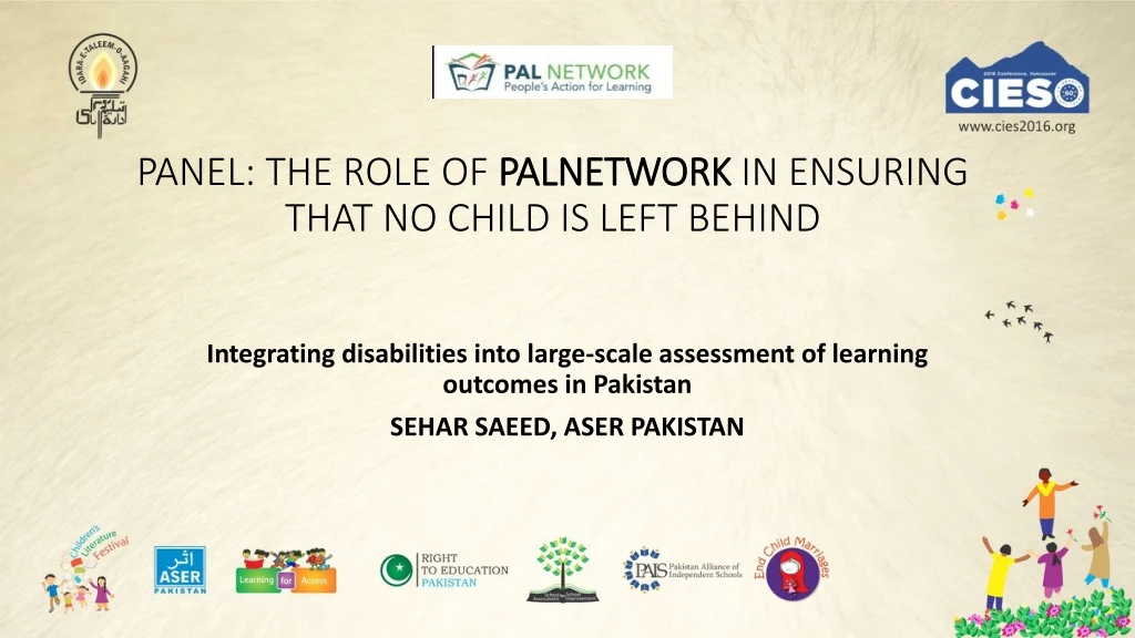 panel the role of palnetwork in ensuring that no child is left behind