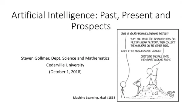 Artificial Intelligence: Past, Present and Prospects