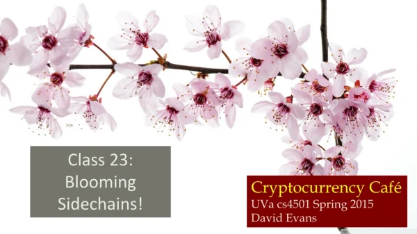 Cryptocurrency Café UVa cs4501 Spring 2015 David Evans