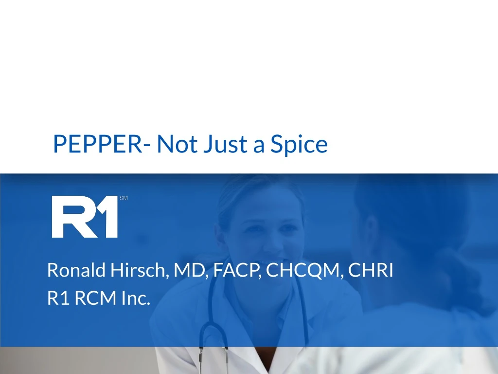 pepper not just a spice