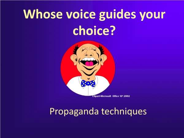 Propaganda techniques