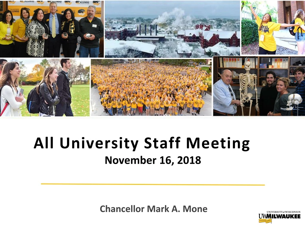 all university staff meeting november 16 2018