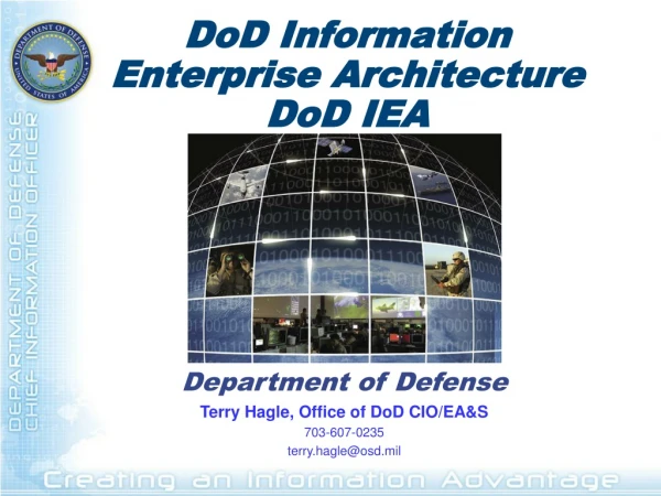 DoD Information Enterprise Architecture DoD IEA