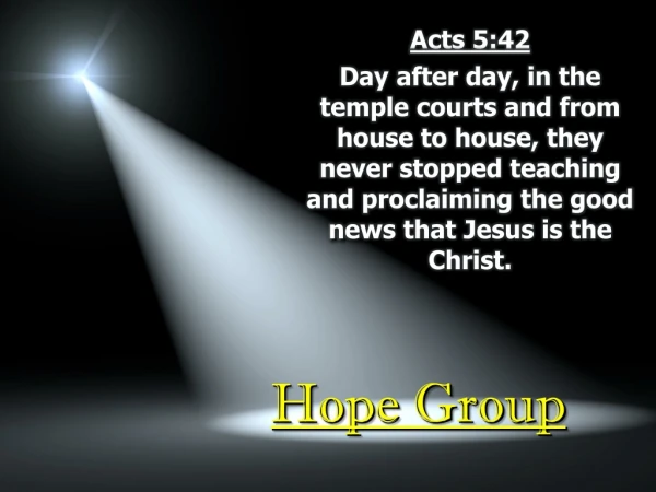 Acts 5:42