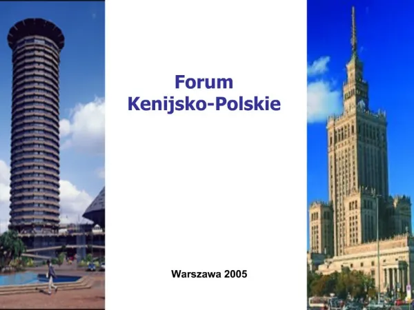 Forum Kenijsko-Polskie