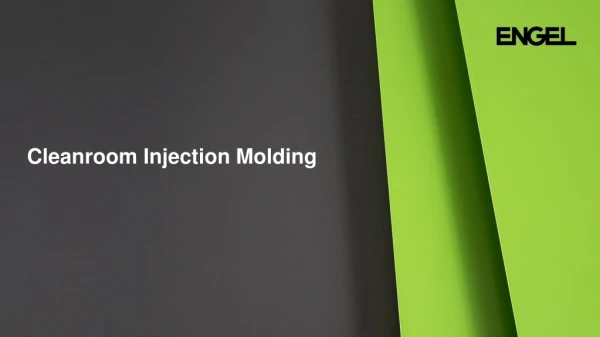 Cleanroom Injection Molding